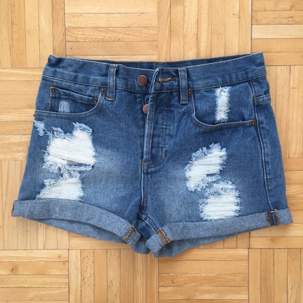 Forever 21 High Waisted Denim Shorts